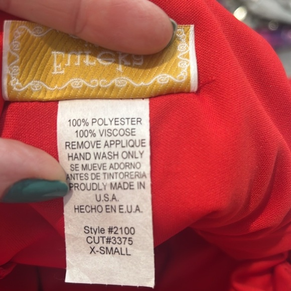 Eureka USA Elegant Red Off-Shoulder Gown size XS. - Picture 13 of 13